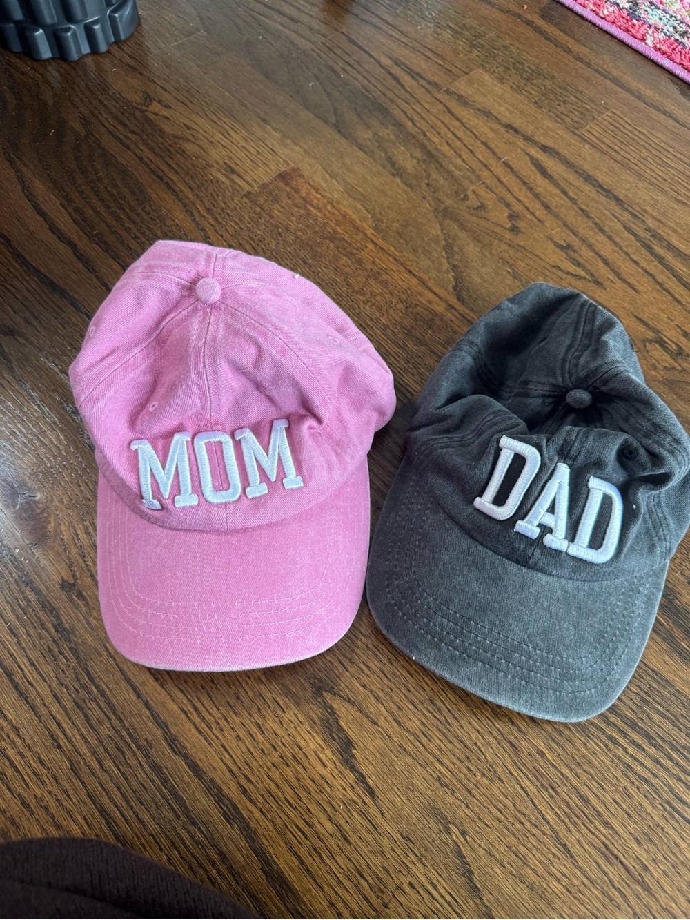 Matching Mom and Dad Hats